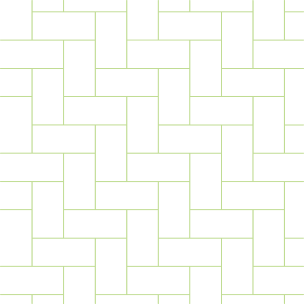 Decorative herringbone pattern