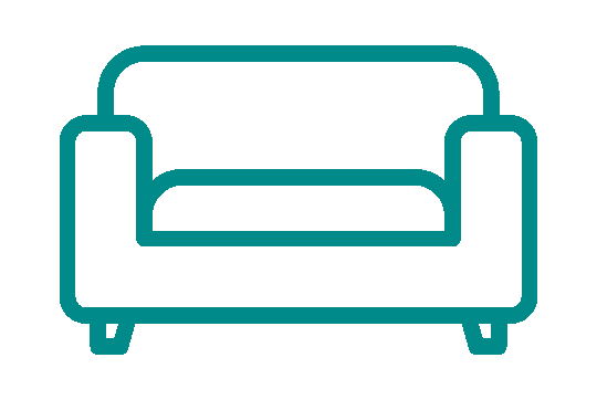 Lounge sofa icon