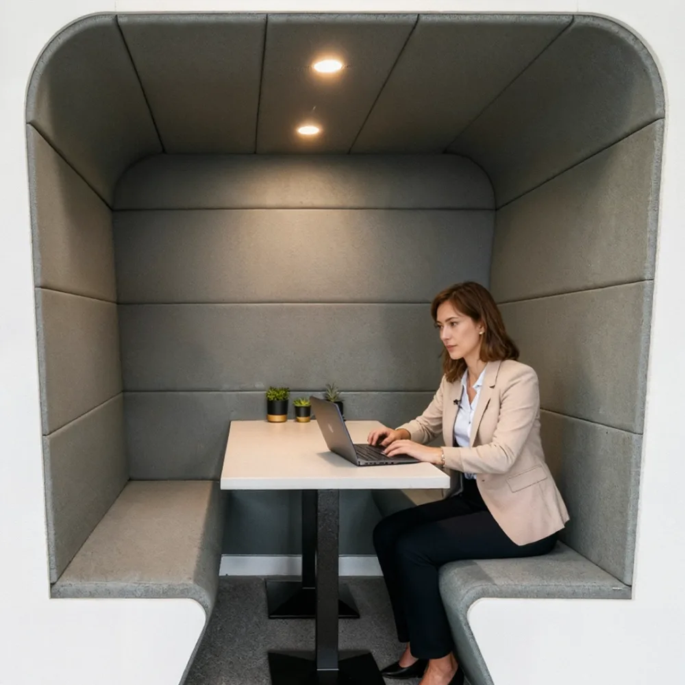 Private meeting pod at No5 Weybridge