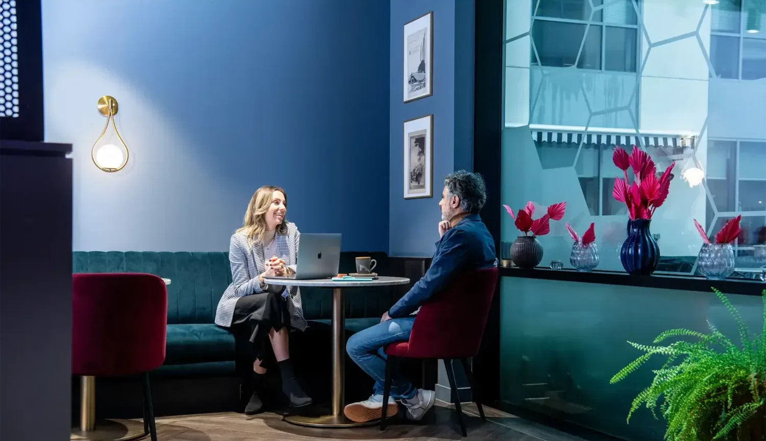Meeting booth at No.5, The Heights, Weybridge